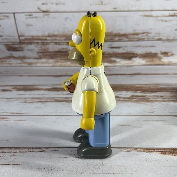 The Simpsons 2002 Rocket Usa Homer Simpson 8 " Tin Action Wind Up Toy - Picture 2 of 5